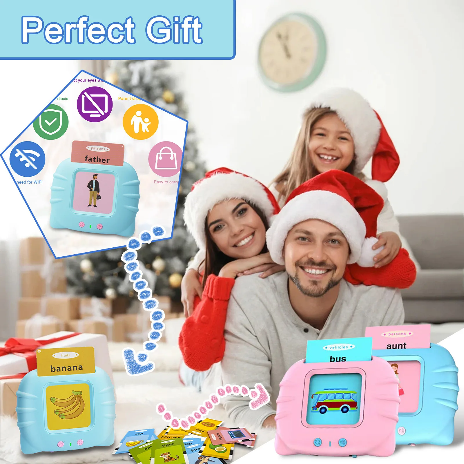 Обучающие игрушки для детей 1-6 лет, 112 листов, 224 говорящих детских карт-флэш-карт, Обучающие игрушки, электронная игрушка для дошкольного обучения
Обучающие игрушки для детей 1-6 лет, 112 листов, 224 говорящих детских карт-флэш-карт, Обучающие игрушки, электронная игрушка для дошкольного обучения