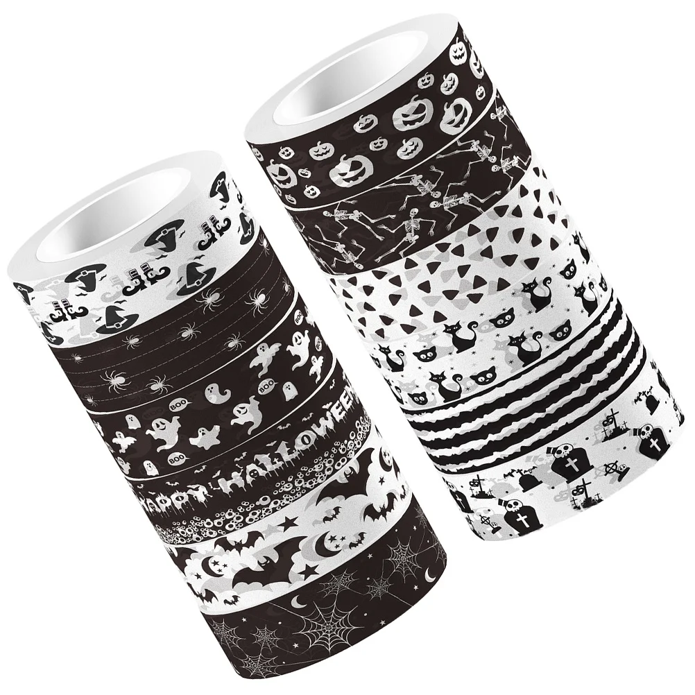 12 Rolls Decor Halloween Handbag Decorative Tape Aesthetic Washi Stickers DIY Festive Child
12 Rolls Decor Halloween Handbag Decorative Tape Aesthetic Washi Stickers DIY Festive Child