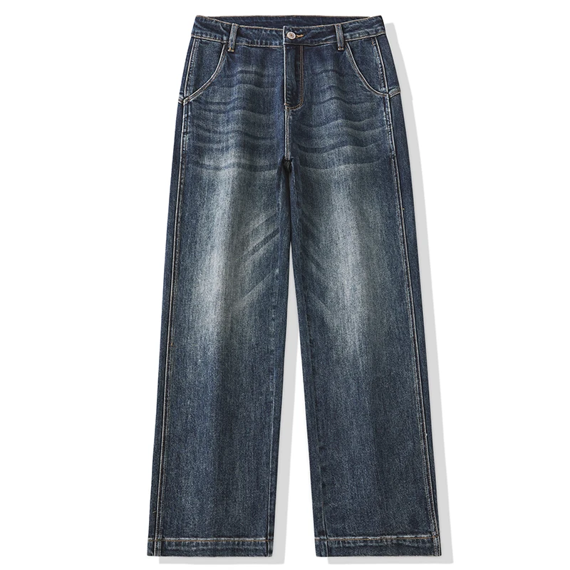 Мешковатые джинсы, мужские широкие брюки, свободный крой, эластичные модные карманы, уличная одежда, синие джинсы, мужские брюки, бренд высокого качества 
Мешковатые джинсы, мужские широкие брюки, свободный крой, эластичные модные карманы, уличная одежда, синие джинсы, мужские брюки, бренд высокого качества