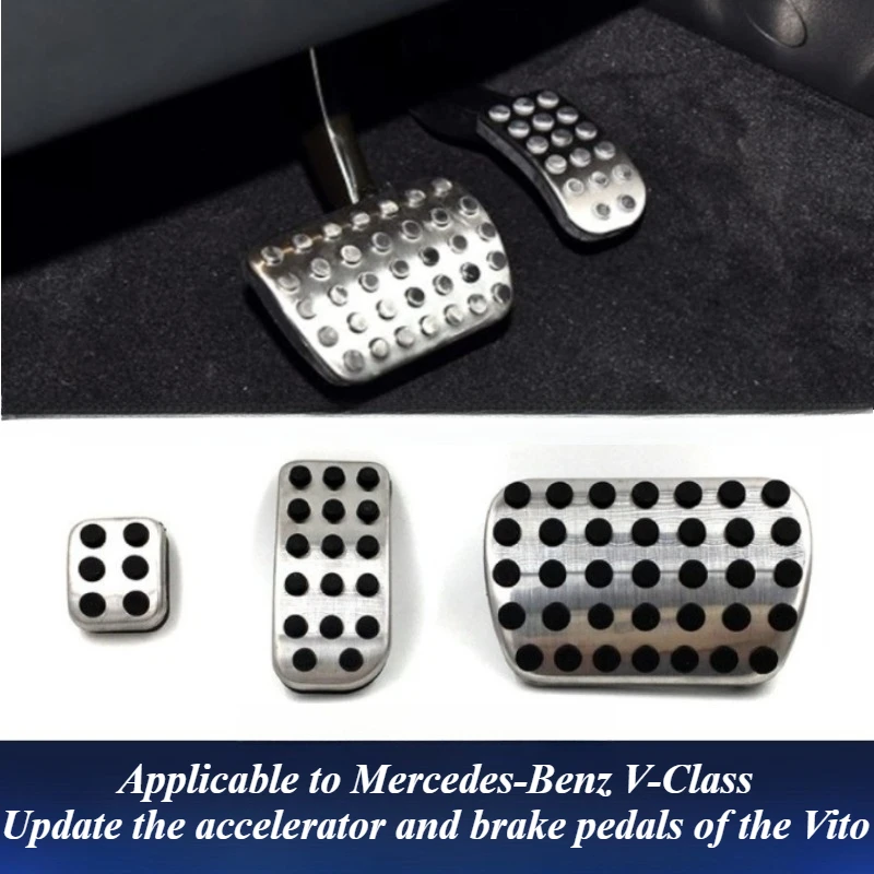 For Mercedes Vito Viano V-Class 2014-24 Foot Rest Pedal Covers Set Dead Pedal Accelerator Brake Aluminum Car Styling Accessories
For Mercedes Vito Viano V-Class 2014-24 Foot Rest Pedal Covers Set Dead Pedal Accelerator Brake Aluminum Car Styling Accessories