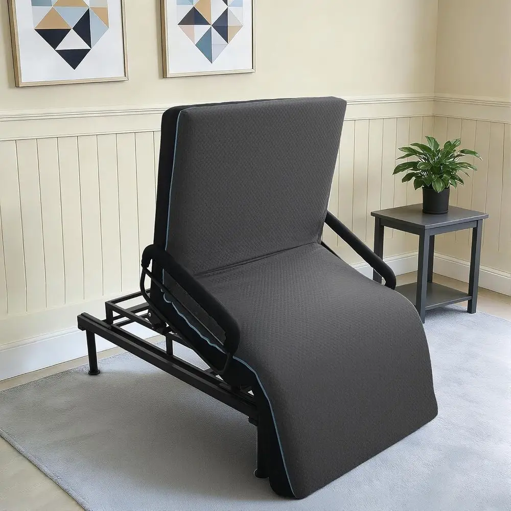 Extra-Long Electric Adjustable Bed with Remote Control, Backrest & Leg Rest, Safety Rails, Standing & Sitting Support
Extra-Long Electric Adjustable Bed with Remote Control, Backrest & Leg Rest, Safety Rails, Standing & Sitting Support