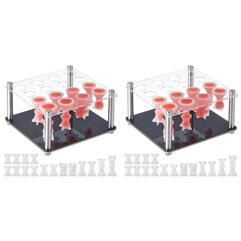 AB41-Chess Piece DIY Kit Include 2 Chess Piece Holder And 32 Chess Molds For Epoxy Resin Metal Holder Chess Molds
AB41-Chess Piece DIY Kit Include 2 Chess Piece Holder And 32 Chess Molds For Epoxy Resin Metal Holder Chess Molds