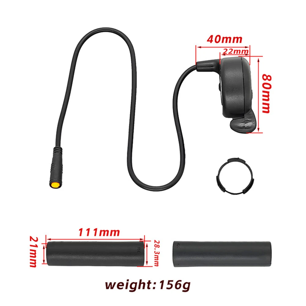 Plastic Throttle Bicycle Throttle Handle Wide Voltage Compatibility Easy Installation Lightweight Design For E-bike
Plastic Throttle Bicycle Throttle Handle Wide Voltage Compatibility Easy Installation Lightweight Design For E-bike