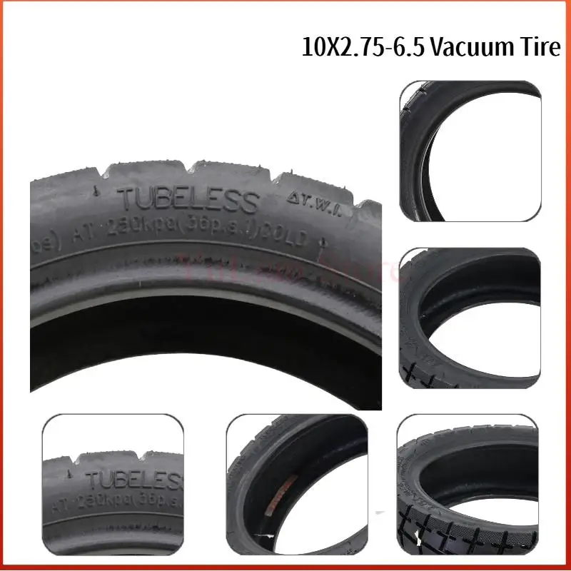 For 10x2.75-6.5 Vacuum Tire for Kugoo KuKirin G3 & SmartGyro Rockway C Electric Scooters Tubeless Tire Replacement Accessories
For 10x2.75-6.5 Vacuum Tire for Kugoo KuKirin G3 & SmartGyro Rockway C Electric Scooters Tubeless Tire Replacement Accessories