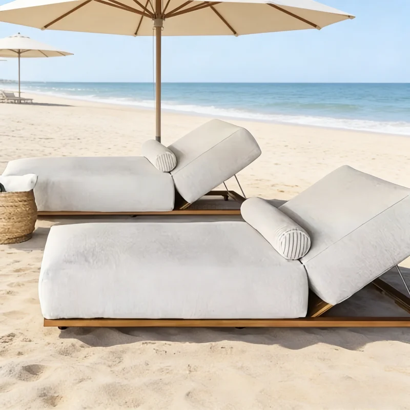 High End Outdoor Recliner Villa Swimming Pool Lounge Chair Hotel Resort Patio Waterproof Beachside Beach Lounge Bed
High End Outdoor Recliner Villa Swimming Pool Lounge Chair Hotel Resort Patio Waterproof Beachside Beach Lounge Bed