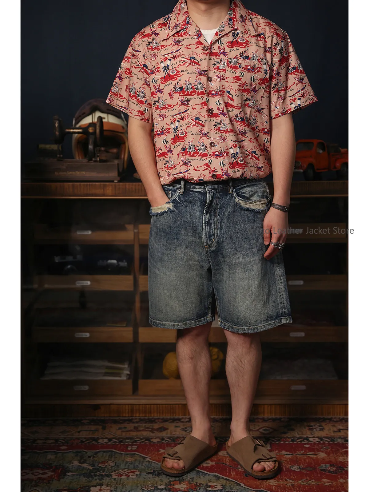 ALOHA SHIRTS American Vintage Casual Hawaiian Cuban Collar Beach Short Sleeve Shirt
ALOHA SHIRTS American Vintage Casual Hawaiian Cuban Collar Beach Short Sleeve Shirt