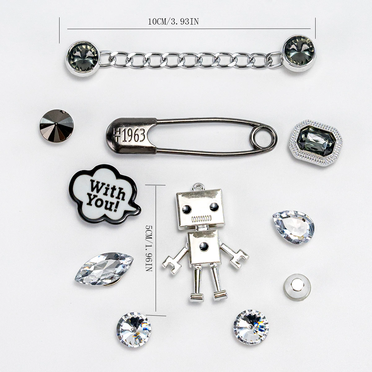 2024 New Fashion Cartoon Robot Women's Shoes Accessories Crocs DIY Accessories (11 Pieces)
2024 New Fashion Cartoon Robot Women's Shoes Accessories Crocs DIY Accessories (11 Pieces)