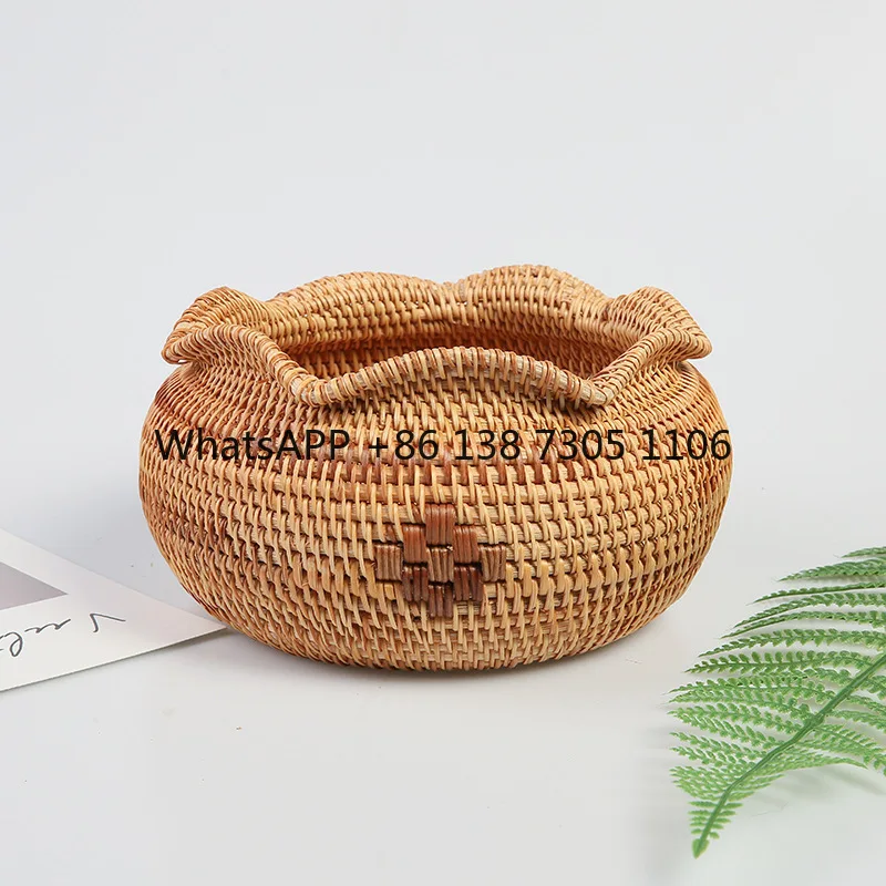 rattan weaving, lucky bag creativity, dried fruit melon seed plate snack storage, fruit basket storage basket rattan weaving
rattan weaving, lucky bag creativity, dried fruit melon seed plate snack storage, fruit basket storage basket rattan weaving
