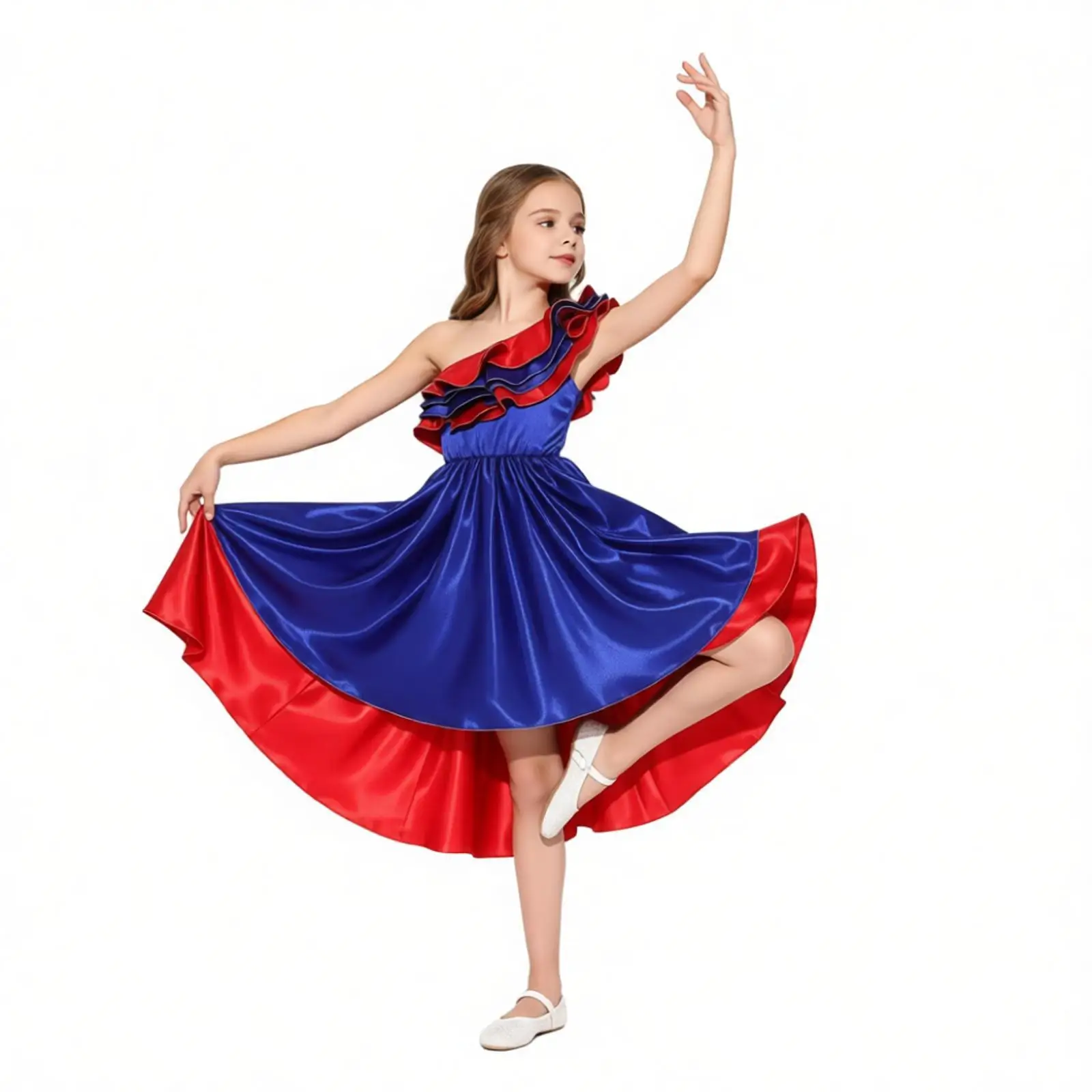 Brazilian Dancer Costume Cosplay Spanish Flamenco Rumba Samba Dance Dress Rio Carnival Party Danceing Performance Ruffled Dress
Brazilian Dancer Costume Cosplay Spanish Flamenco Rumba Samba Dance Dress Rio Carnival Party Danceing Performance Ruffled Dress