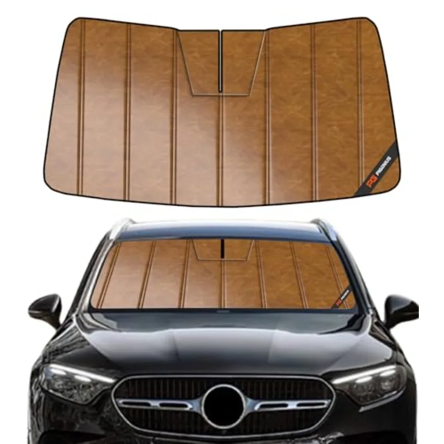 Windshield Sunshade for Mercedes-Benz GLE/GLS SUV 2020-2026 Custom Front Window Sun Shade - Leather UV-blocking foldable black
Windshield Sunshade for Mercedes-Benz GLE/GLS SUV 2020-2026 Custom Front Window Sun Shade - Leather UV-blocking foldable black