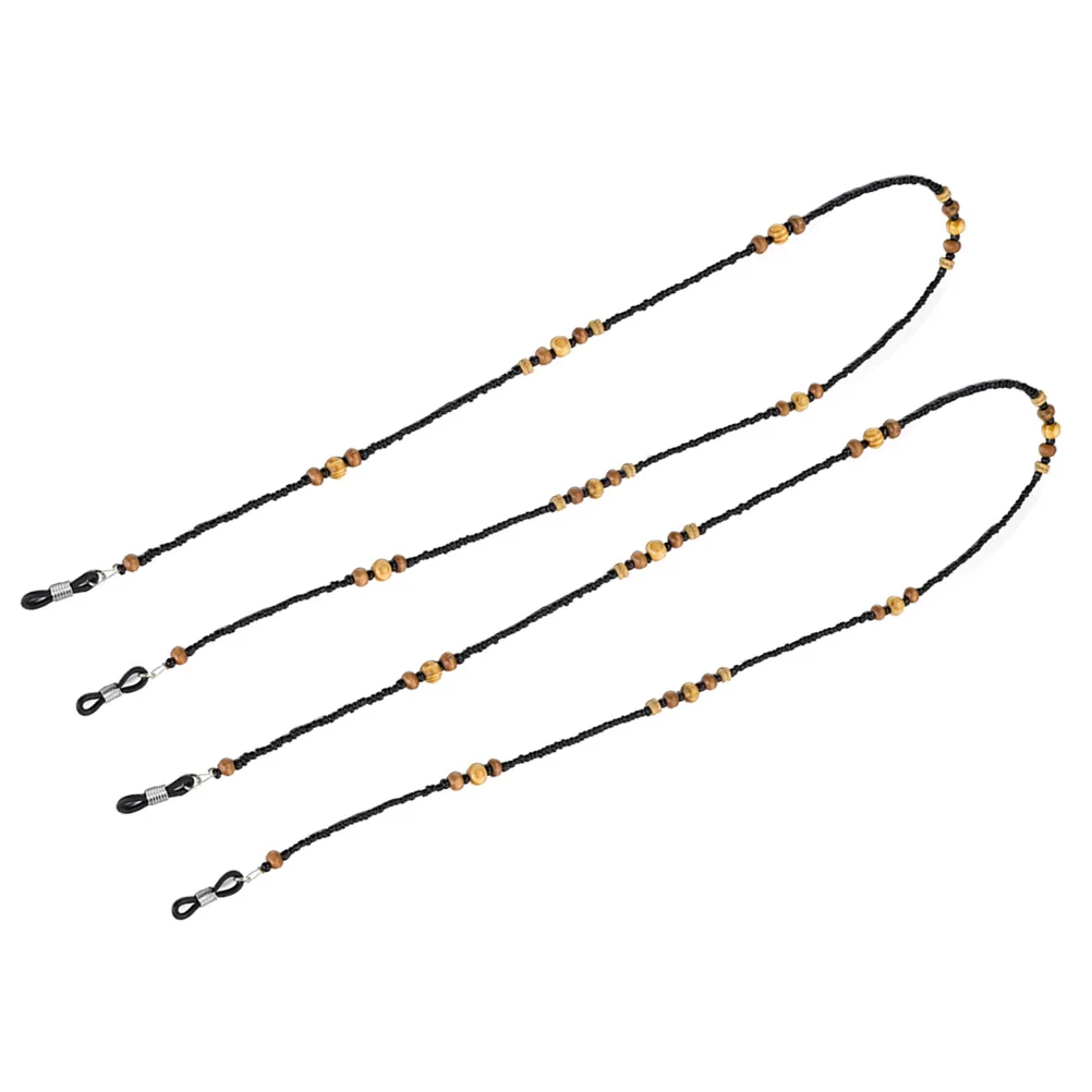 2Pcs Eyeglass Beaded Bamboo Holder Cord Glasses Eyeglass Chain Strap for Sunglasses Cycling Hiking Sports Anti Lost 
2Pcs Eyeglass Beaded Bamboo Holder Cord Glasses Eyeglass Chain Strap for Sunglasses Cycling Hiking Sports Anti Lost