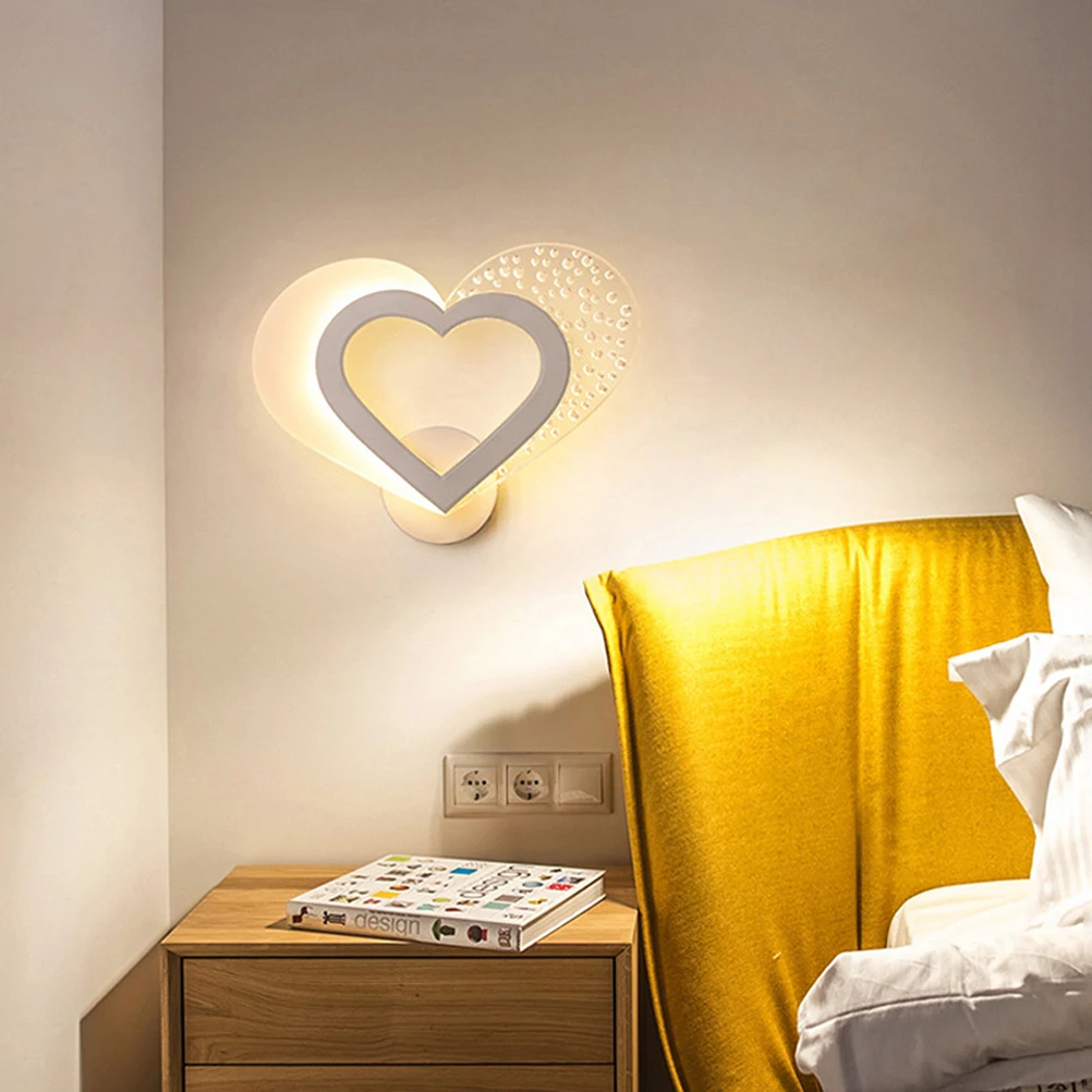 Love Shaped Heart Design LED Creative Wall Lamp Light Bedroom Living Room Decor Stylish Indoor Wall Lamp Fixture Home Bar
Love Shaped Heart Design LED Creative Wall Lamp Light Bedroom Living Room Decor Stylish Indoor Wall Lamp Fixture Home Bar