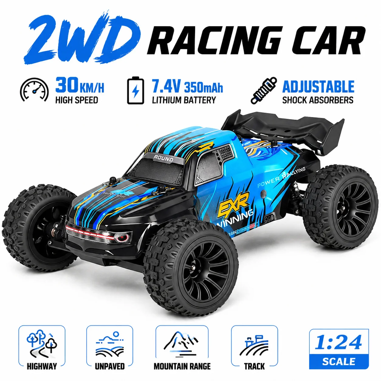 New WLtoys 244018 Remote Control Car 1:24 Electric High-Speed All-Terrain Drift Car 25 km/h Three-Speed Gear Children's Toy
New WLtoys 244018 Remote Control Car 1:24 Electric High-Speed All-Terrain Drift Car 25 km/h Three-Speed Gear Children's Toy