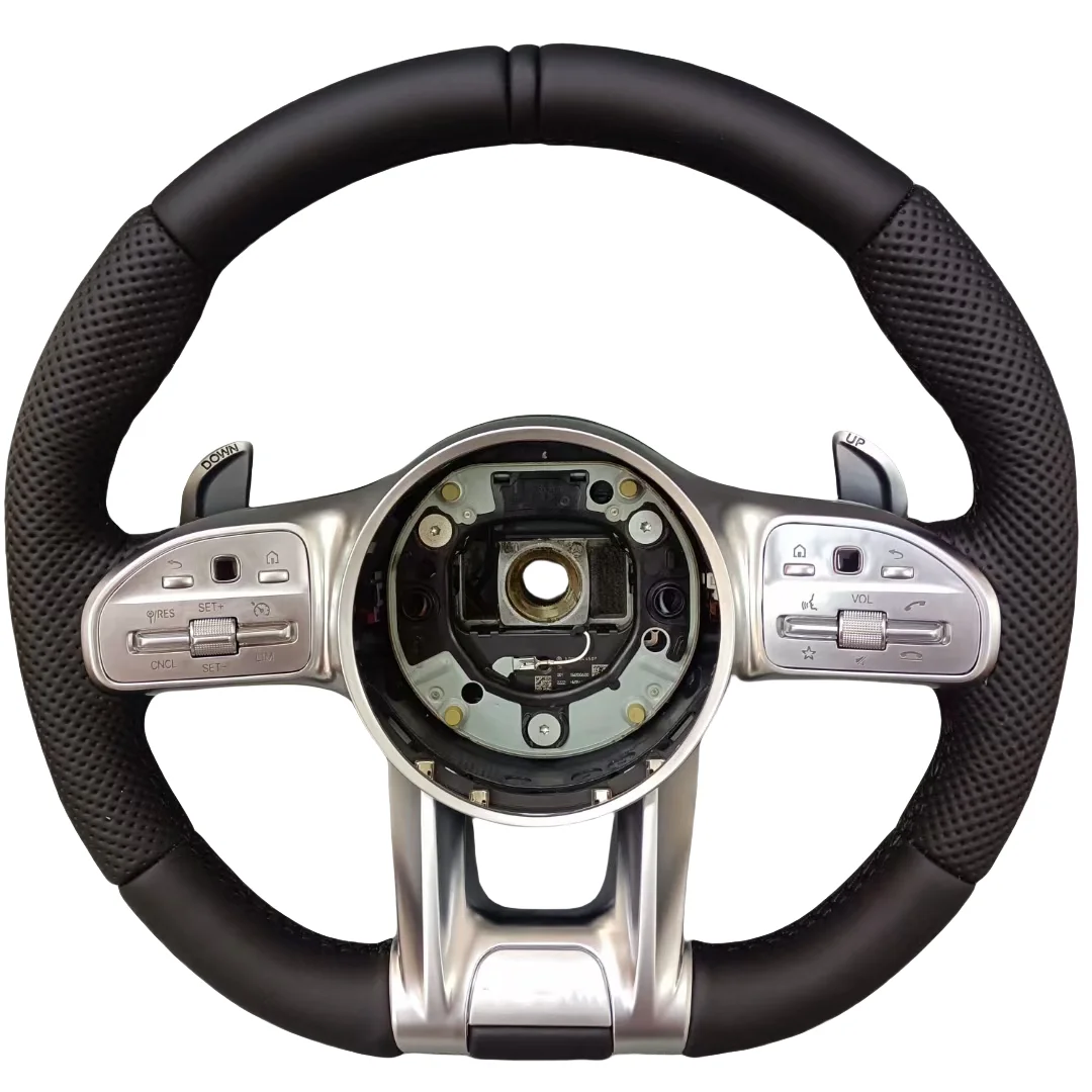 For Benz AMG GTR GT C63 A45 S63 S65 G500 G63 E63 GLE63 GLC63 W205 W222 W213 Full Leather LED Carbon Fiber Steering Wheel
For Benz AMG GTR GT C63 A45 S63 S65 G500 G63 E63 GLE63 GLC63 W205 W222 W213 Full Leather LED Carbon Fiber Steering Wheel