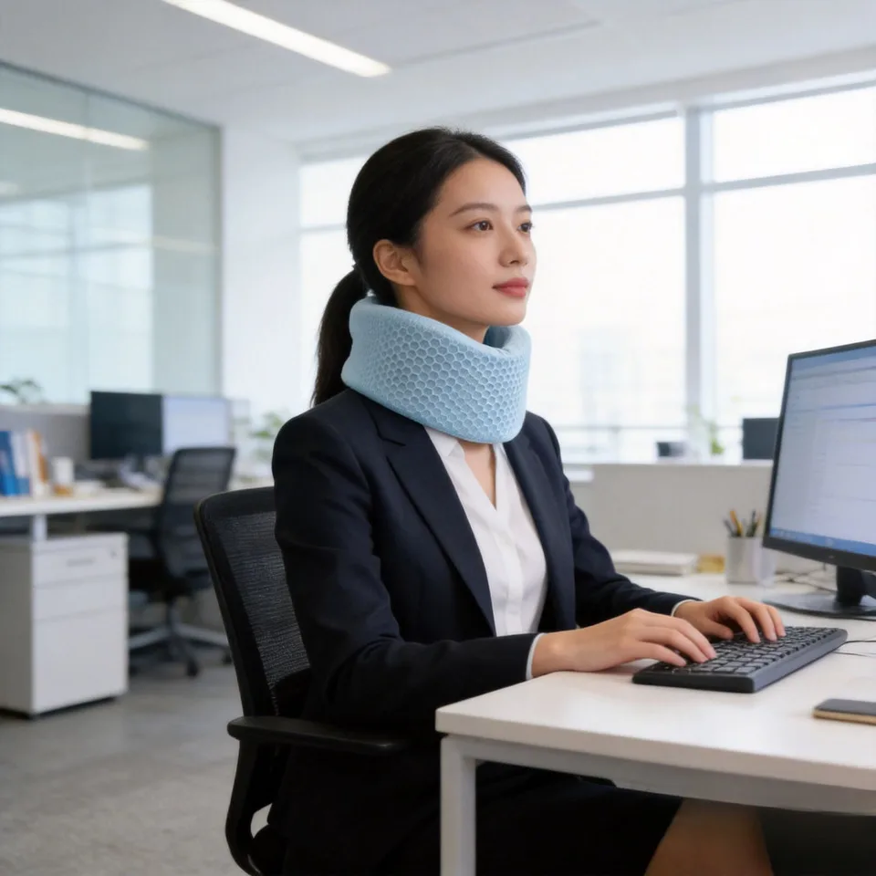 Neck Support U-shaped Pillow Spandex Blue Gray Pink Unisex Office Cervical Spine Corrector Fixation Brace
Neck Support U-shaped Pillow Spandex Blue Gray Pink Unisex Office Cervical Spine Corrector Fixation Brace