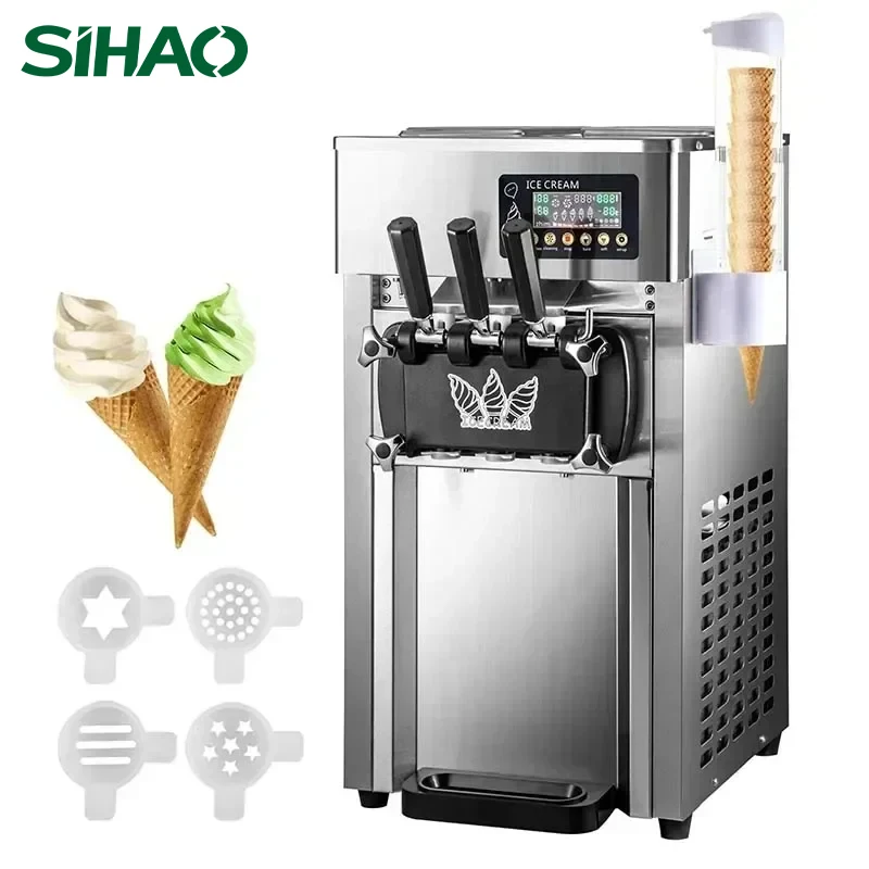 SIHAO Машина для мороженого 1200 Вт A168 Panassonic Компрессор Мороженица 3 вкуса Машина для изготовления мороженого 4 насадки ЖК-панель
SIHAO Машина для мороженого 1200 Вт A168 Panassonic Компрессор Мороженица 3 вкуса Машина для изготовления мороженого 4 насадки ЖК-панель