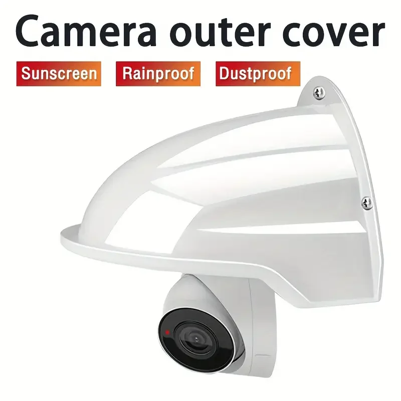 Outdoor surveillance sunshade, camera rainproof cover, plastic protective cover
Outdoor surveillance sunshade, camera rainproof cover, plastic protective cover
