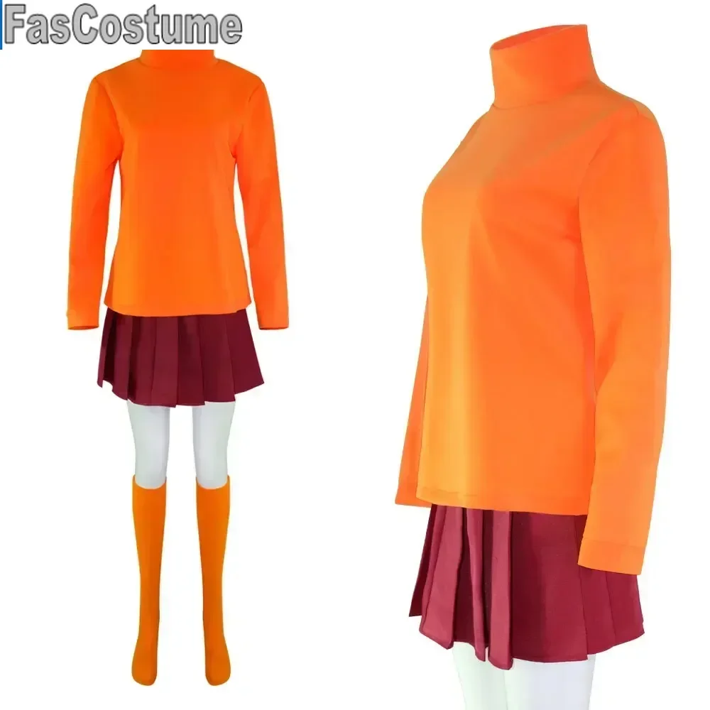 Velma Seragam Косплей Костюм Оранжевая Короткая Юбка Униформа WanitaAnime Oranye Kaus Kaki Rok Atas Хэллоуин Карнавальный Комплект
Velma Seragam Косплей Костюм Оранжевая Короткая Юбка Униформа WanitaAnime Oranye Kaus Kaki Rok Atas Хэллоуин Карнавальный Комплект