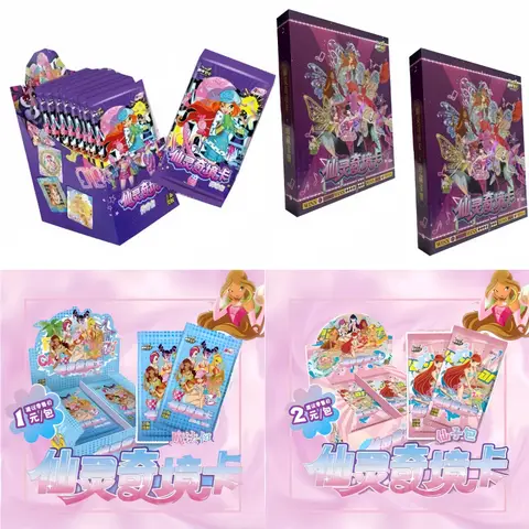 Anime Official  Winx Club  Legend Pack  Magic Bag Fairy Wonderland Card  Game Character Rare Collection PR TCR CR Genuine Card