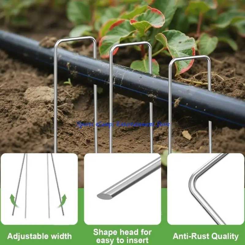 G7NF 50Pcs Landscape Fabric Pin Stake Landscape Staple with Gasket Enduring
G7NF 50Pcs Landscape Fabric Pin Stake Landscape Staple with Gasket Enduring