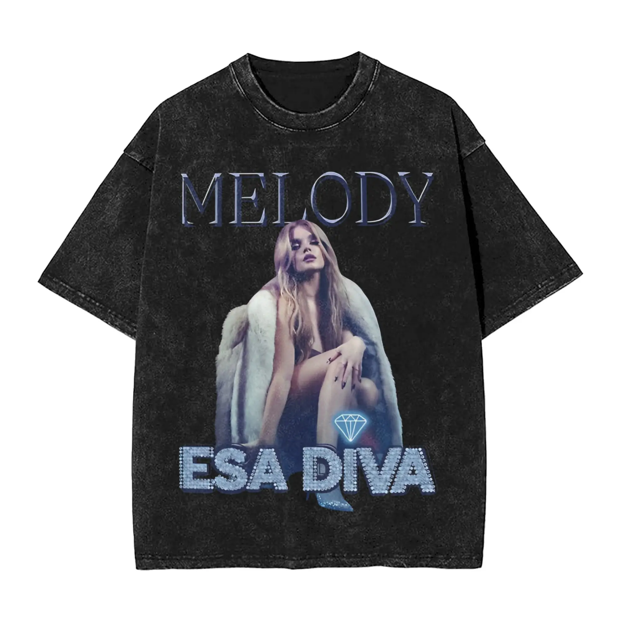 melody That eurovision diva Washed T Shirt Streetwear Hip Hop Retro T-Shirt Tees Tops Men Women 100% Cotton Oversize
melody That eurovision diva Washed T Shirt Streetwear Hip Hop Retro T-Shirt Tees Tops Men Women 100% Cotton Oversize