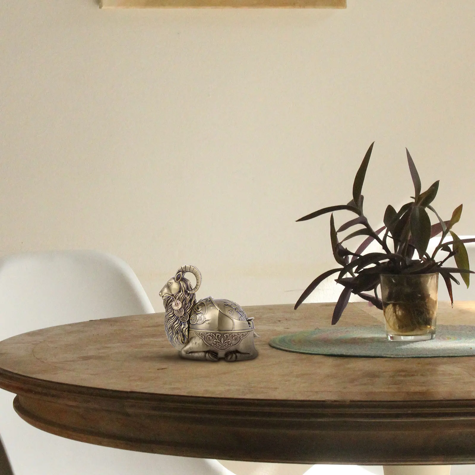 Car Smoke Holder Sheep Shaped Cigarette Tray Accessory for Home Smoking Receptacle Stylish Bronze Metal Golden
Car Smoke Holder Sheep Shaped Cigarette Tray Accessory for Home Smoking Receptacle Stylish Bronze Metal Golden