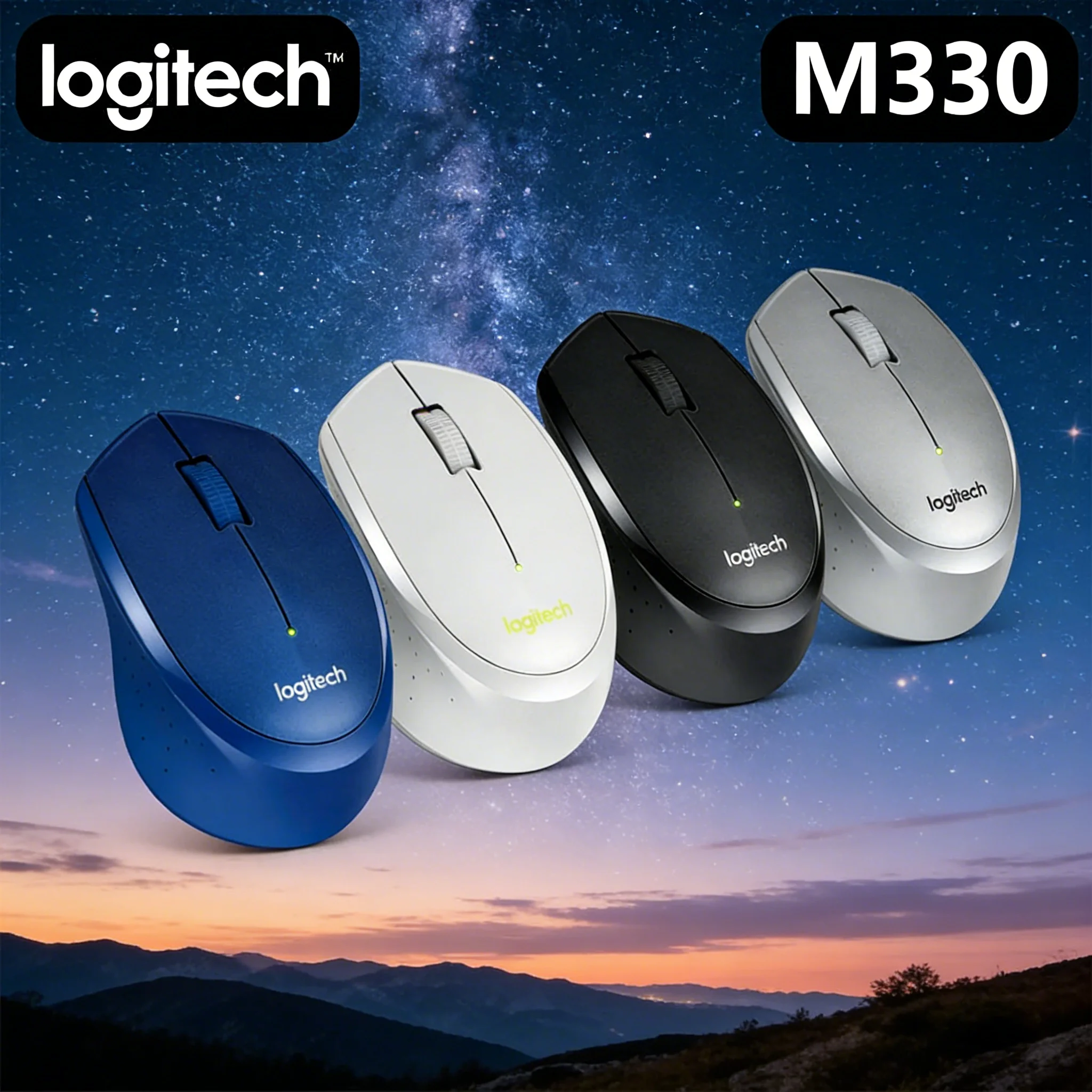 M330 Wireless Gaming Mouse, Ergonomic Silent Lightweight, dual-mode, Long Battery Life, High Precision + M750/M650/M280
M330 Wireless Gaming Mouse, Ergonomic Silent Lightweight, dual-mode, Long Battery Life, High Precision + M750/M650/M280