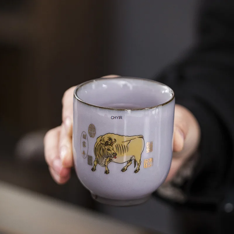 Wuniu Picture Tea Cup Master Cup Tasting Cup Kung Fu Tea Set Personal Companion Gift
Wuniu Picture Tea Cup Master Cup Tasting Cup Kung Fu Tea Set Personal Companion Gift