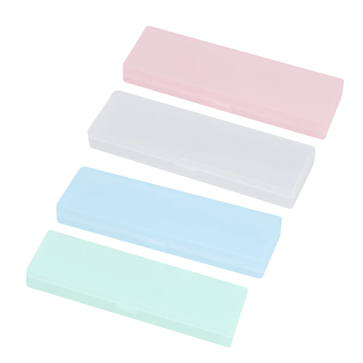 4pcs Stationery Box Translucent Frosted Pencil Case Students Pencil Box Pencil Storage Case (Small Size White Green)
4pcs Stationery Box Translucent Frosted Pencil Case Students Pencil Box Pencil Storage Case (Small Size White Green)