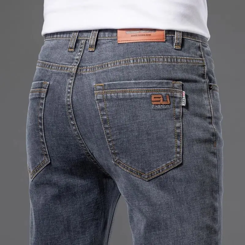 Men's Spring and Autumn Casual Jeans 2025 New Style Slim Pencil Pants Summer Streetwear Denim Pants Korean Luxury Clothing
Men's Spring and Autumn Casual Jeans 2025 New Style Slim Pencil Pants Summer Streetwear Denim Pants Korean Luxury Clothing