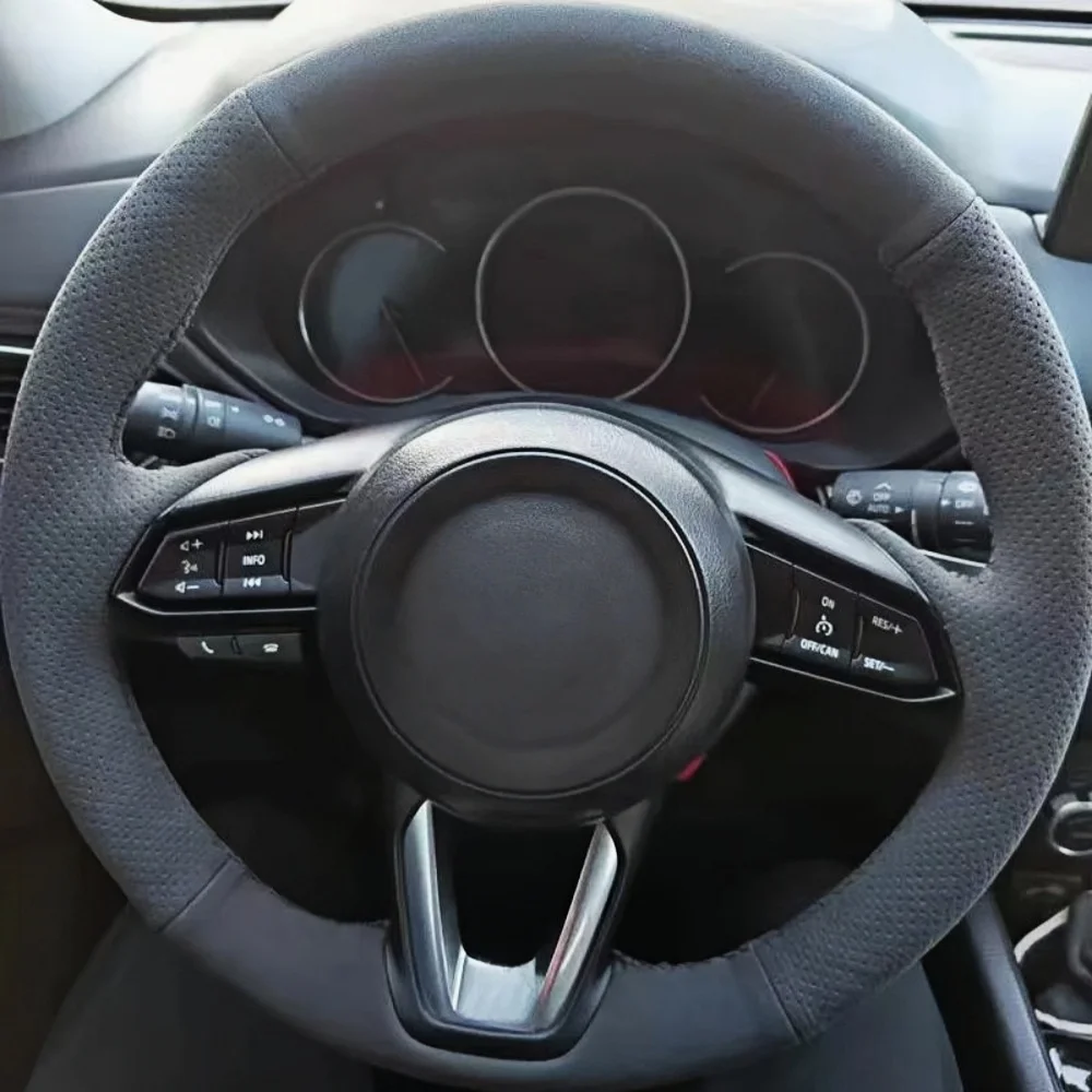 Чехол на руль автомобиля из замши на заказ для Mazda 3 Axela 2017 2018 2019 Mazda 6 Atenza 2017-2019, чехол на руль автомобиля
Чехол на руль автомобиля из замши на заказ для Mazda 3 Axela 2017 2018 2019 Mazda 6 Atenza 2017-2019, чехол на руль автомобиля