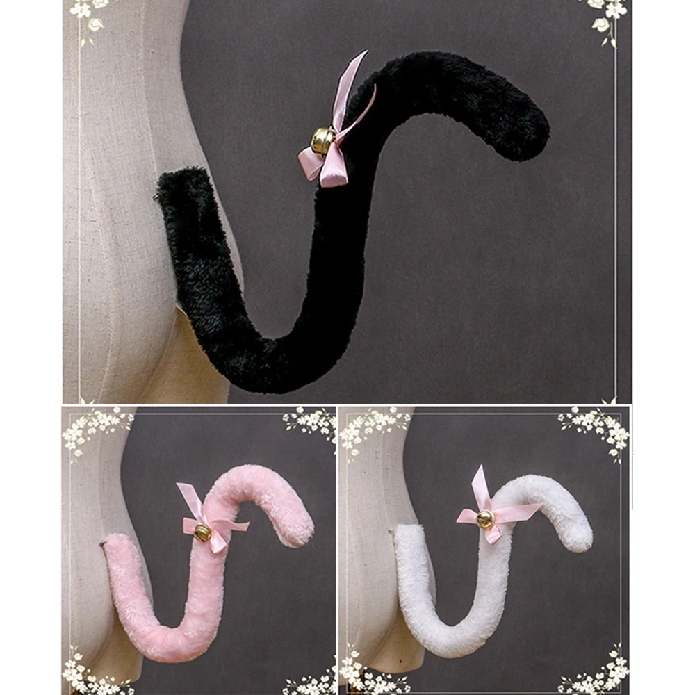 Animal Plush Cat Tail Cosplay Anime Lolita Girl Maids Cute Beast Bells Tail Handmade Accessories Party Costume Props
Animal Plush Cat Tail Cosplay Anime Lolita Girl Maids Cute Beast Bells Tail Handmade Accessories Party Costume Props