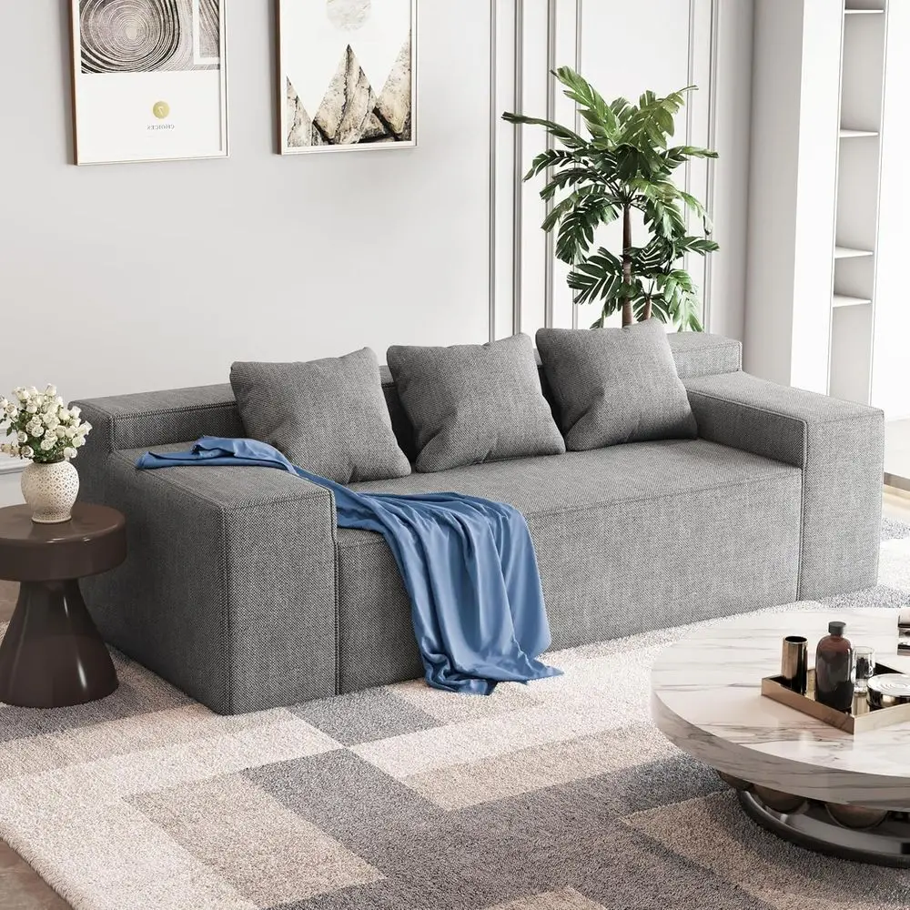3 Seat Manual Recliner Sofa, Modern Reclining Sofa with Overstuffed Armrest, Hidden Cup Holders, for Living Room, GreenishGray
3 Seat Manual Recliner Sofa, Modern Reclining Sofa with Overstuffed Armrest, Hidden Cup Holders, for Living Room, GreenishGray