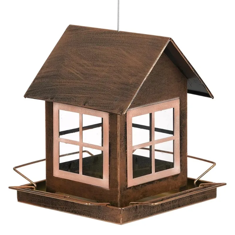 Large Capacity Outdoor Bird Feeder Eco-Friendly Metal Design Rainproof Windproof Leak Proof for Storing Food for Outdoor Bird
Large Capacity Outdoor Bird Feeder Eco-Friendly Metal Design Rainproof Windproof Leak Proof for Storing Food for Outdoor Bird