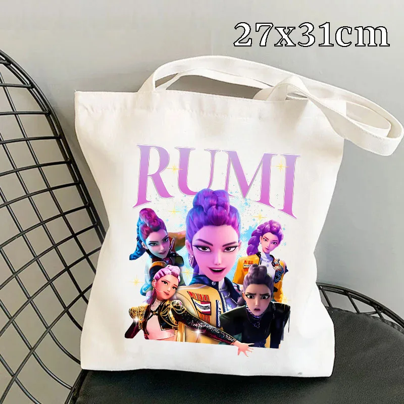 KPop Demon Hunters Canvas Bags Boy Girl Cartoon Anime Shoulder Bag Fashion Large Capacity Daily Handbag Cute Storage Bag Gifts
KPop Demon Hunters Canvas Bags Boy Girl Cartoon Anime Shoulder Bag Fashion Large Capacity Daily Handbag Cute Storage Bag Gifts