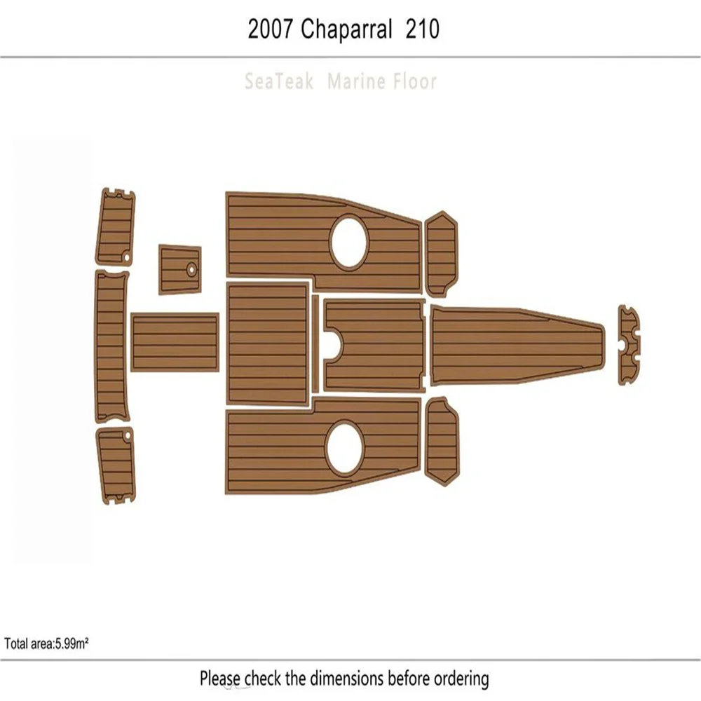 2005 CHAPARRAL 210 Cockpit & Swim Platform Pads 1/4" 6mm EVA FAUX Teak Deckin Marine Flooring Teak Yacht boat marine accessories
2005 CHAPARRAL 210 Cockpit & Swim Platform Pads 1/4" 6mm EVA FAUX Teak Deckin Marine Flooring Teak Yacht boat marine accessories