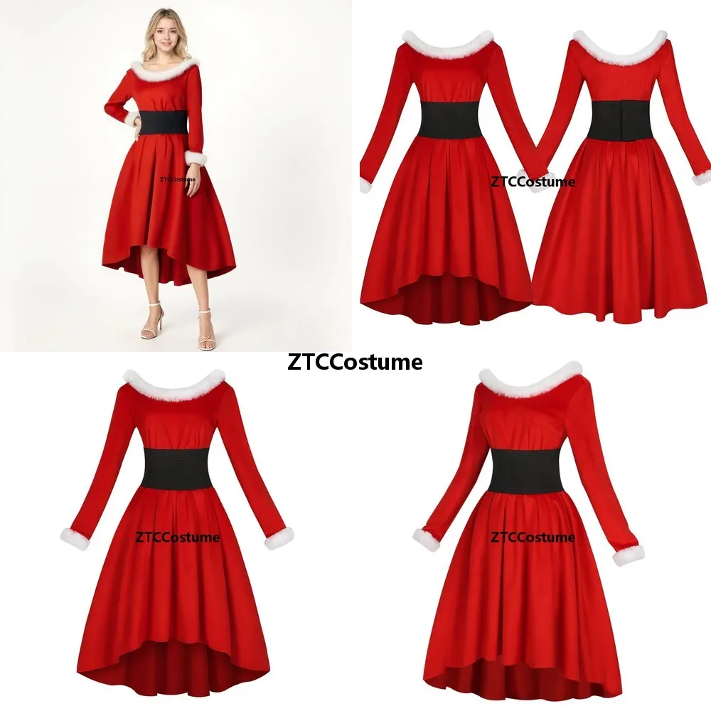 Sexy Santa Cosplay Costume Women Christmas Dress Halloween Party Performance Outfit
Sexy Santa Cosplay Costume Women Christmas Dress Halloween Party Performance Outfit