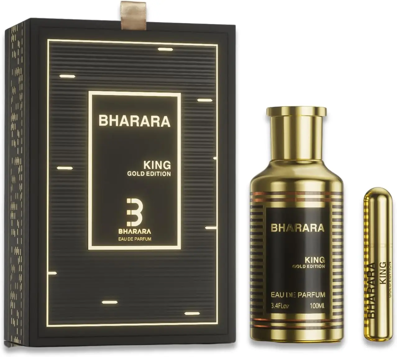 Bharara King Gold Edition Eau Da Parfum 3.4 FL OZ / 100 ML
Bharara King Gold Edition Eau Da Parfum 3.4 FL OZ / 100 ML