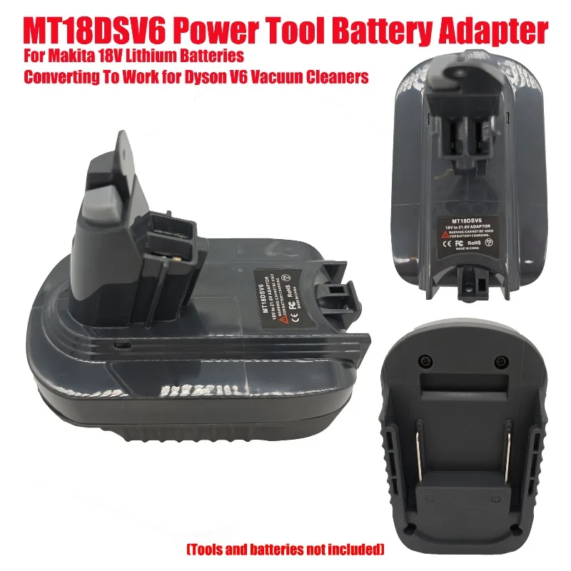 For Makita 18V Lithium Batteries Converting To Work for Dyson V6 Vacuun Cleaners MT18DSV6 Power Tool Battery Adapter Converter
For Makita 18V Lithium Batteries Converting To Work for Dyson V6 Vacuun Cleaners MT18DSV6 Power Tool Battery Adapter Converter