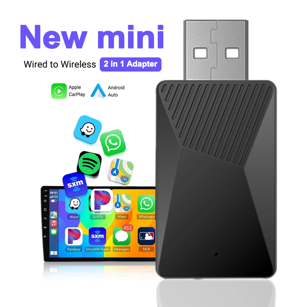 For Toyota Mazda Nissan Camry Suzuki Subaru Citroen Audi Mercedes Kia Ford Carplay Android Auto Wireless Adapter
For Toyota Mazda Nissan Camry Suzuki Subaru Citroen Audi Mercedes Kia Ford Carplay Android Auto Wireless Adapter