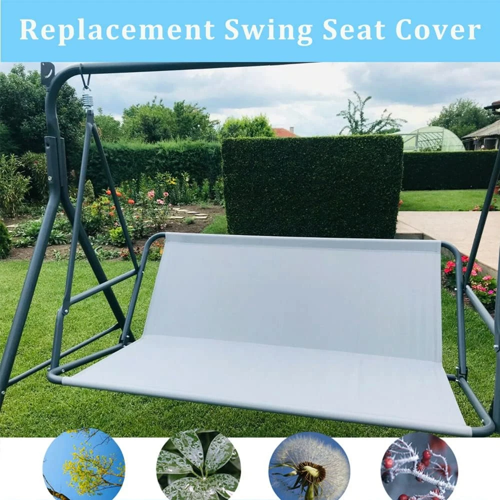 Replacement Swing Seat Cover, 600D Oxford Cloth Waterproof 2/3 Seat Patio Swing Seat Replacement Covers for Garden Yard Swings
Replacement Swing Seat Cover, 600D Oxford Cloth Waterproof 2/3 Seat Patio Swing Seat Replacement Covers for Garden Yard Swings