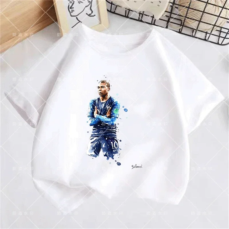 Модная крутая футболка для мальчиков, детская одежда Mbappe, детская одежда, летняя футболка для мамы и детей
Модная крутая футболка для мальчиков, детская одежда Mbappe, детская одежда, летняя футболка для мамы и детей