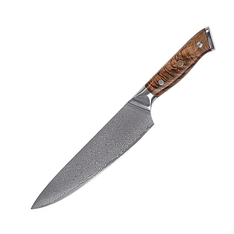 8 Inch Chef Knife 67-layers Damascus Steel Blade Wood Handle Slicing Vegetable Cleaver Meat Kitchen Knife Japanese Cooking Tools
8 Inch Chef Knife 67-layers Damascus Steel Blade Wood Handle Slicing Vegetable Cleaver Meat Kitchen Knife Japanese Cooking Tools