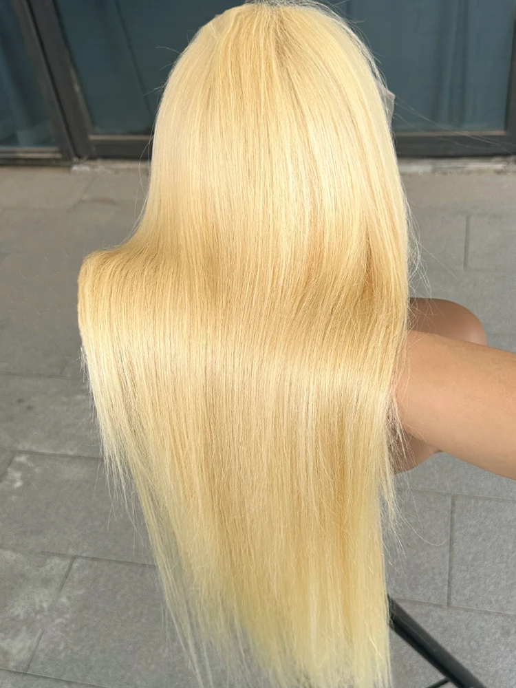 100% Human Hair 613 Blonde Bone Straight Wigs Human Hair Brazilian Hair 13x4 HD Lace Frontal Human Hair Wigs For Women 180%
100% Human Hair 613 Blonde Bone Straight Wigs Human Hair Brazilian Hair 13x4 HD Lace Frontal Human Hair Wigs For Women 180%