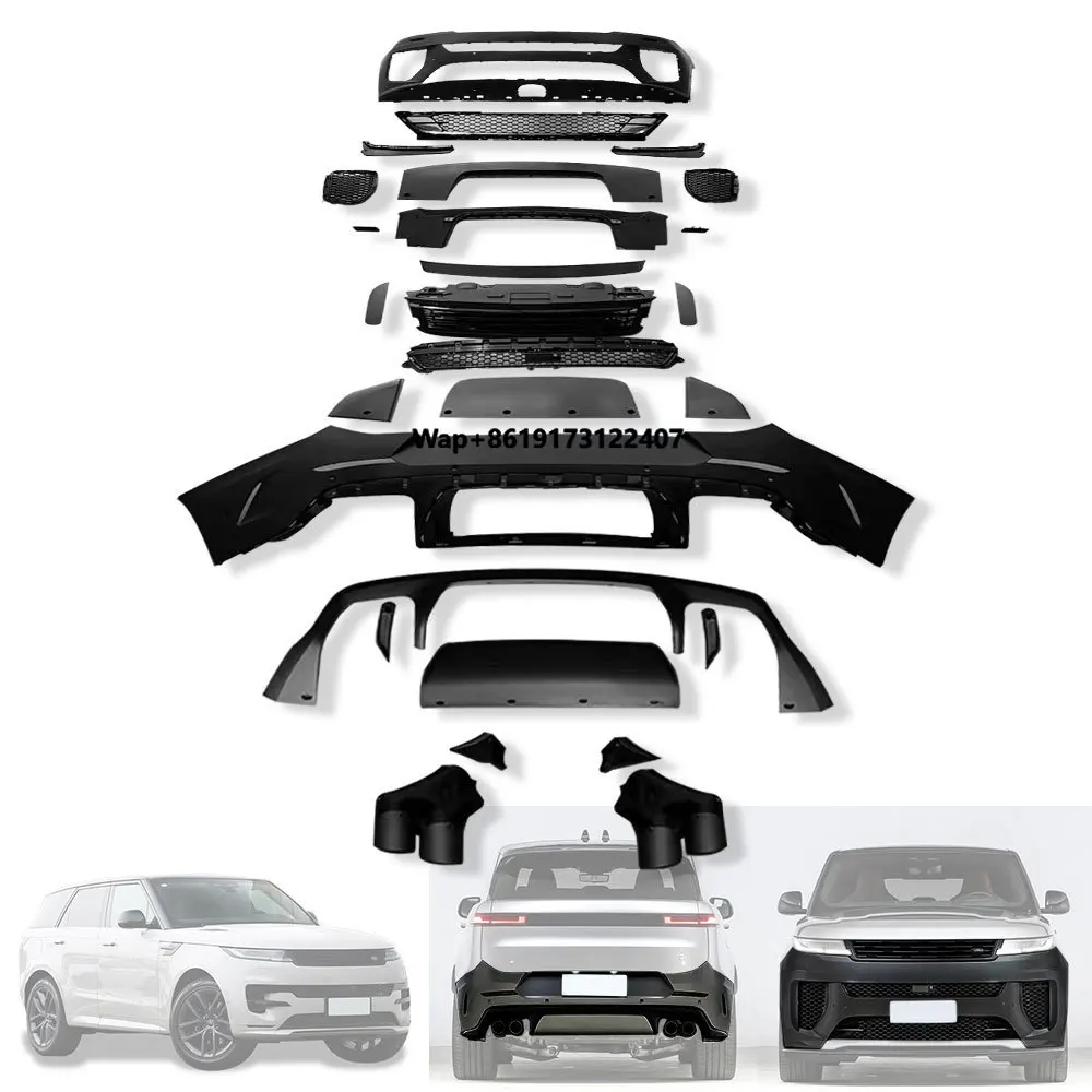 High Quality SV Facelift Front and Rear Bumpers ABS Body Kit for Range Rover Sport 2023+ Upgrade SV
High Quality SV Facelift Front and Rear Bumpers ABS Body Kit for Range Rover Sport 2023+ Upgrade SV
