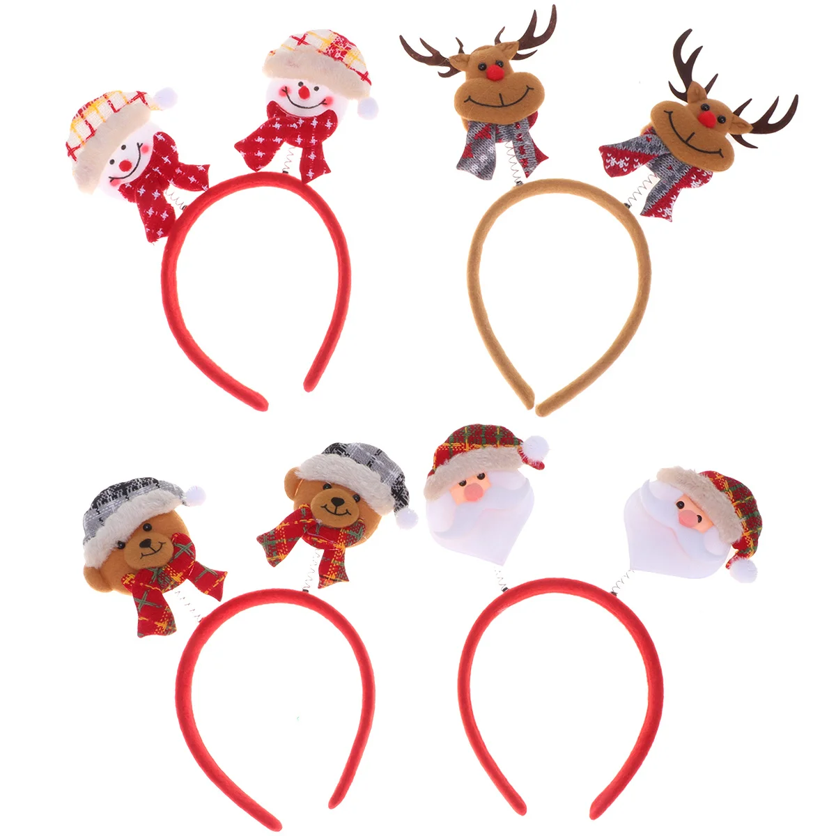 4Pcs Christmas Hair Hoops Party Headbands Festive Design Comfortable Fit Christmas Hair Decoration for Adults
4Pcs Christmas Hair Hoops Party Headbands Festive Design Comfortable Fit Christmas Hair Decoration for Adults