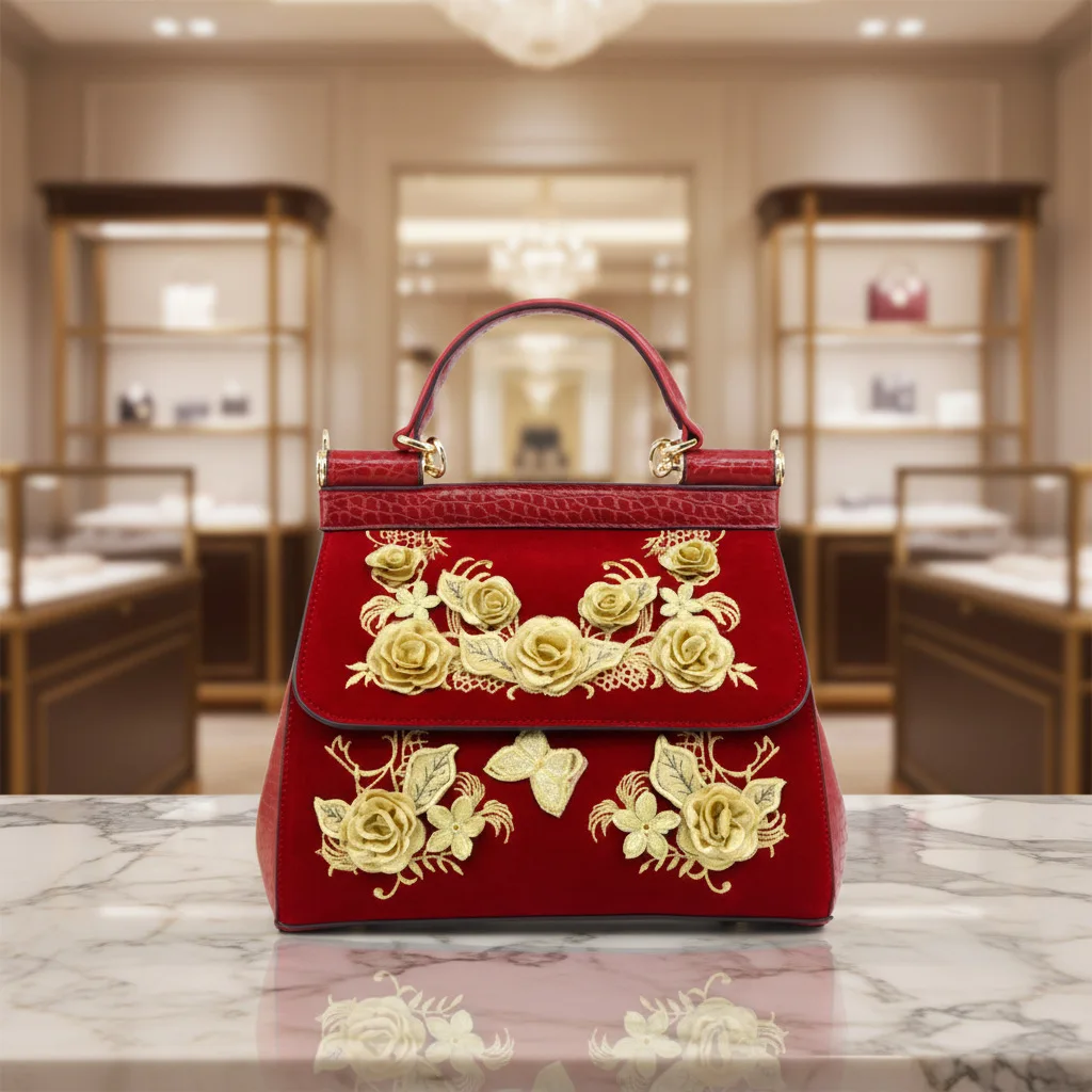 2026 New 3D Gold Floral Women Handbag Luxury Ladies Top Handle Bag High Quality Party Evening Purse
2026 New 3D Gold Floral Women Handbag Luxury Ladies Top Handle Bag High Quality Party Evening Purse