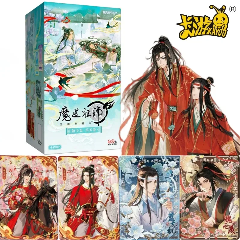 KAYOU Genuine Mo Dao Zu Shi Card Drunk Dream Chapter Vol.5 Lan Wangji Wei Wuxian The Founder of Diabolism Collection Cards
KAYOU Genuine Mo Dao Zu Shi Card Drunk Dream Chapter Vol.5 Lan Wangji Wei Wuxian The Founder of Diabolism Collection Cards