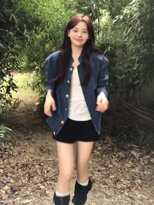 Retro Loose Denim Jaet ort Outerwear Faionable Personali Top Autumn 2026 Women's Premium Quali Vintage Sle Coat
Retro Loose Denim Jaet ort Outerwear Faionable Personali Top Autumn 2026 Women's Premium Quali Vintage Sle Coat