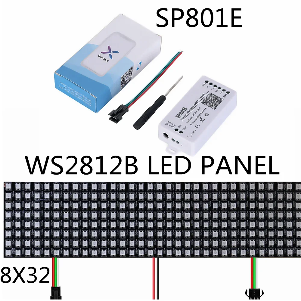 WS2812B Светодиодная ПАНЕЛЬ LEDчерная/белая печатная плата DC5V SP801E Приложение сетевая технология Контроллер Wi-Fi DC5V-24V
WS2812B Светодиодная ПАНЕЛЬ LEDчерная/белая печатная плата DC5V SP801E Приложение сетевая технология Контроллер Wi-Fi DC5V-24V